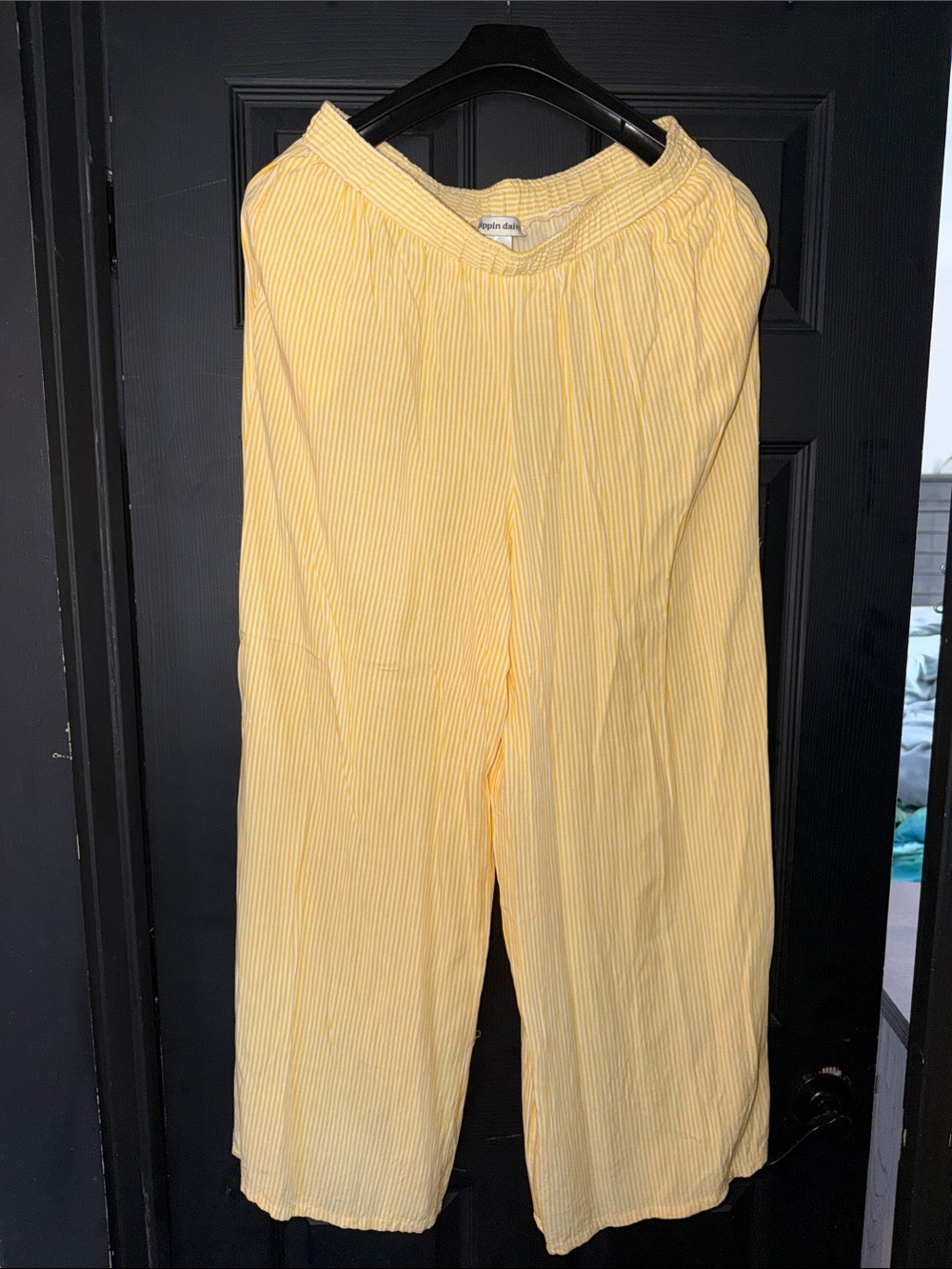 Dippin' Daisy's Yellow Pinstripe Wide Leg Pants